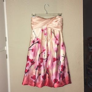 Strapless, summery dress